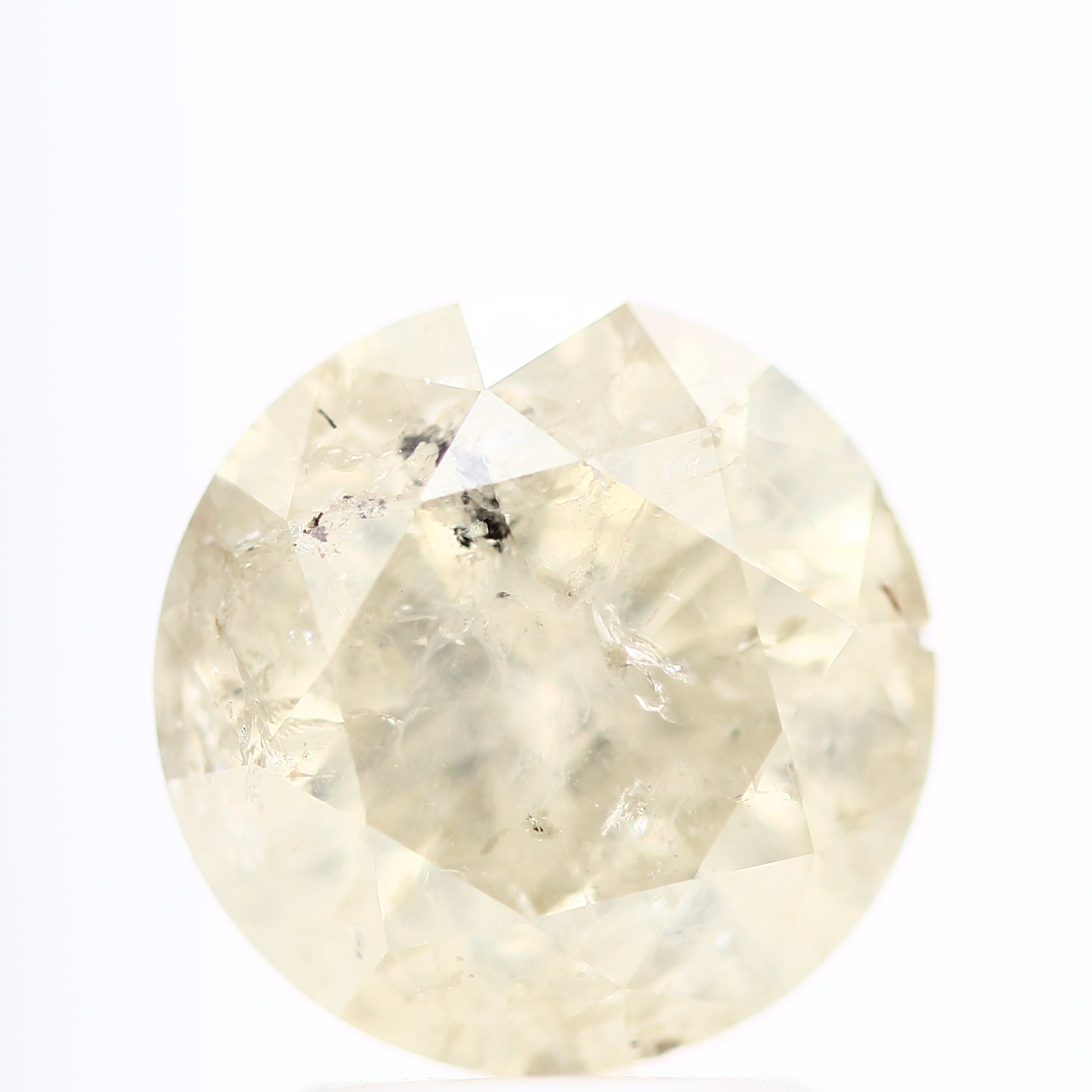2.50 Carat Fancy Round Shape Brilliant Cut Natural Loose Diamond